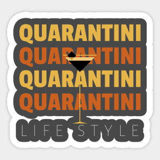 Quarantini Lifestyle Sticker